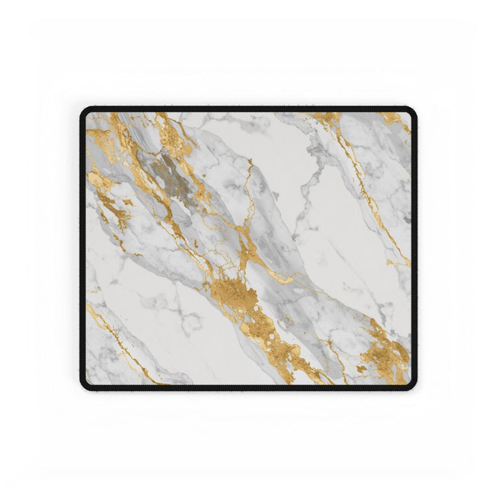Luxury Marble Gold Desk Mat – Modern Anti-Slip, Waterproof Workspace Pad