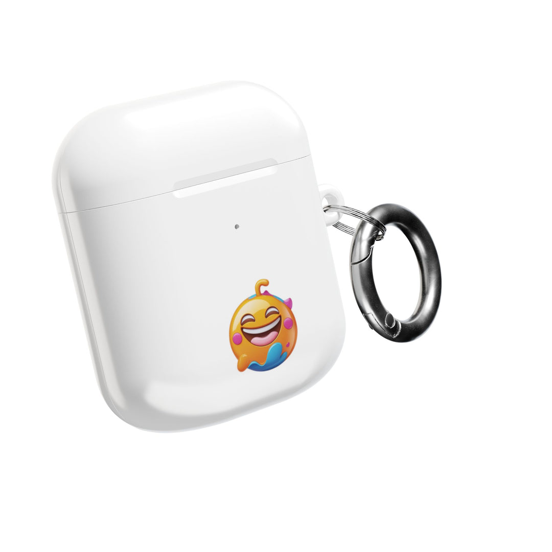 Emoji Joy Designer AirPod Case – Glossy, Slim, Drop-Proof & Fun!