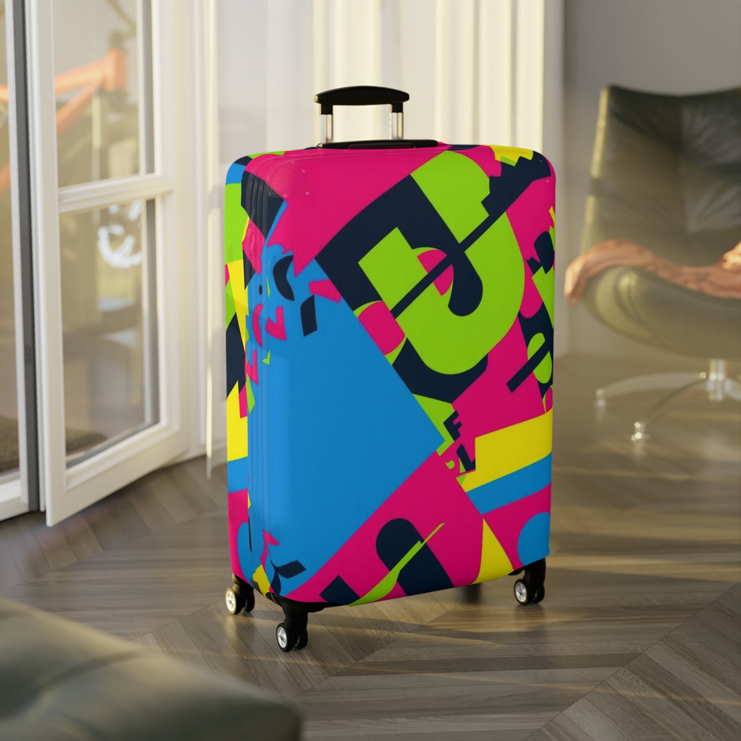 Bold Abstract Premium Luggage Cover – Stylish, Stretch & Scratch-Proof