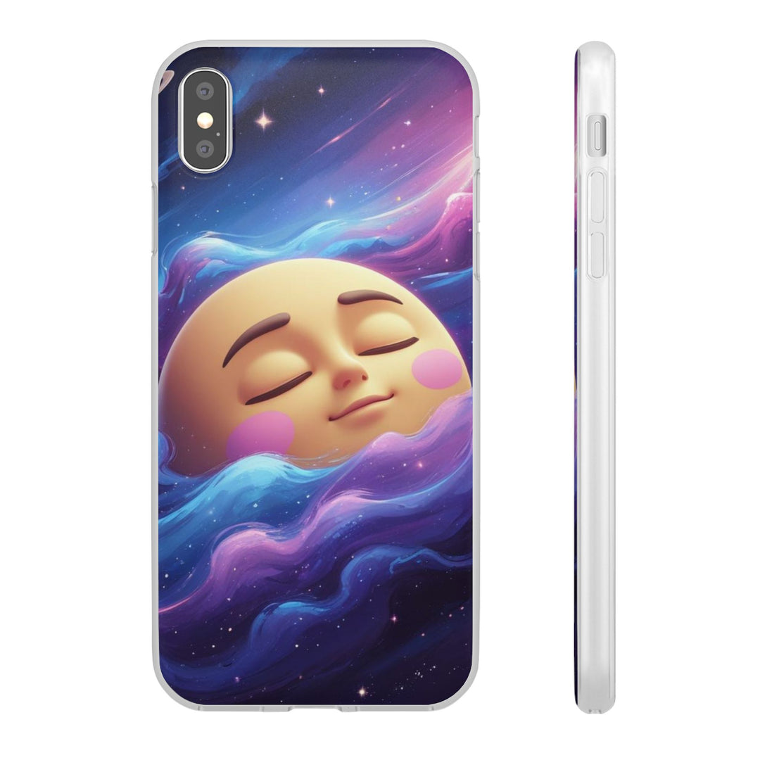 Flexi Case – Dreamy Galaxy Moon | Slim, Stylish & Durable Phone Cover