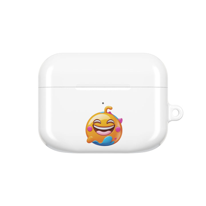Emoji Joy Designer AirPod Case – Glossy, Slim, Drop-Proof & Fun!