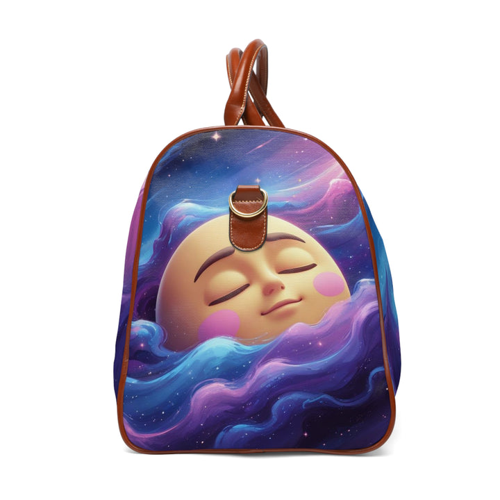 Galaxy Moon Waterproof Travel Bag – Stylish, Durable & Space-Themed Carry-On