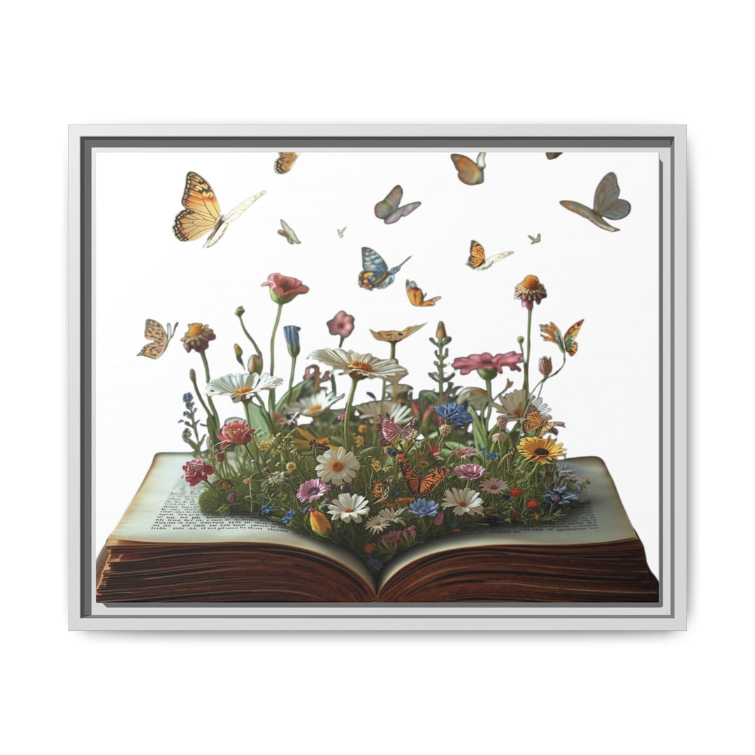 Whimsical Pop-Up Book Matte Canvas Art—Sustainable Framed Wall Décor