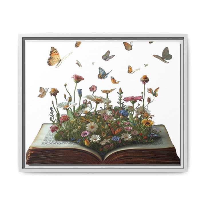 Whimsical Pop-Up Book Matte Canvas Art—Sustainable Framed Wall Décor