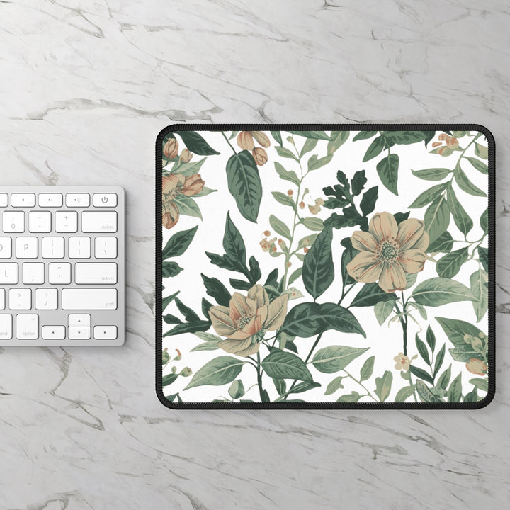 Vintage Floral Gaming Mouse Pad – Premium Precision, Chic Botanical Design