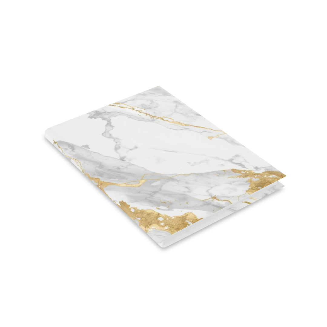 Luxury Marble Hardcover Puffy Notebook – Plush, Customizable, 3 Sizes