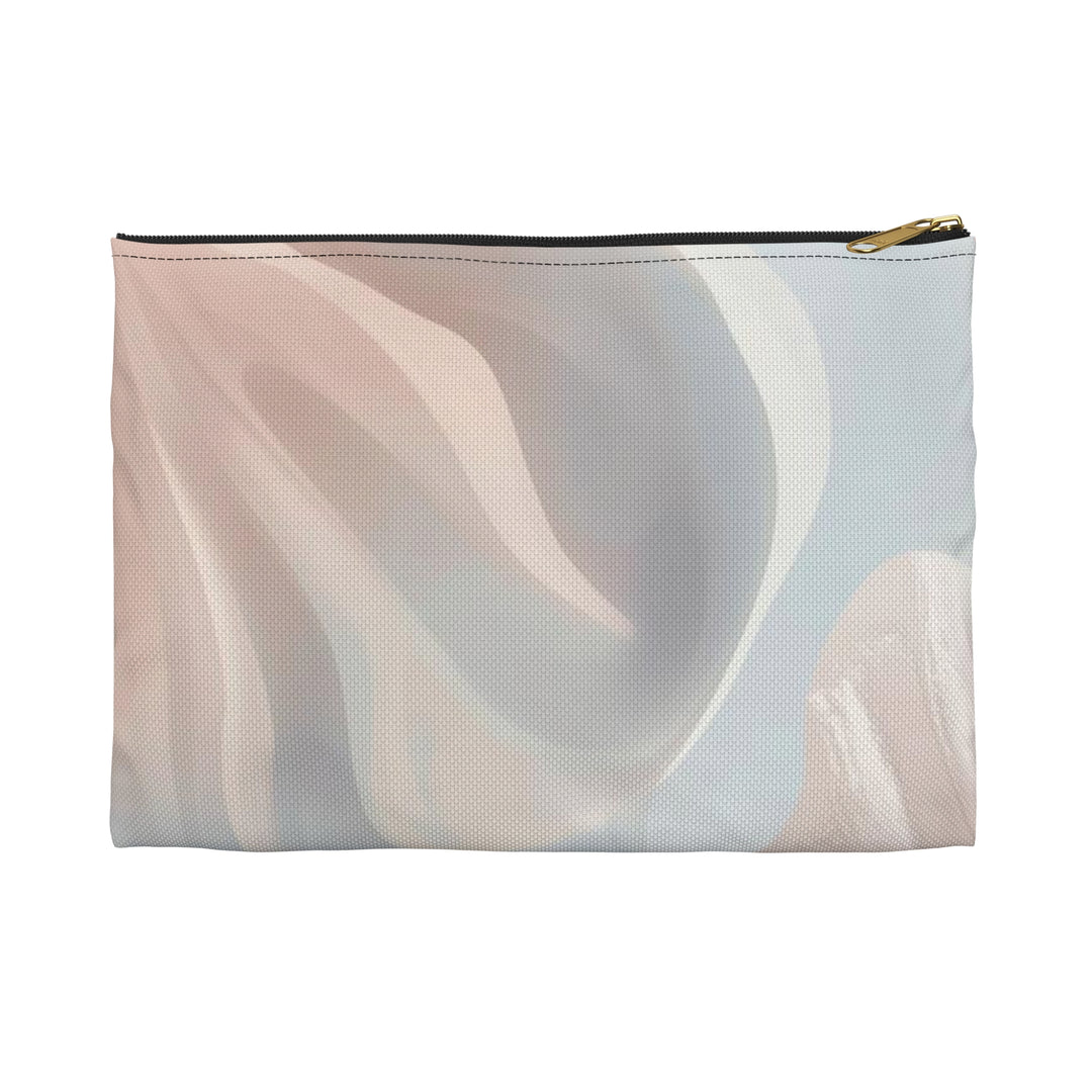 Chic Abstract Pastel Accessory Pouch – Minimalist Organizer & Makeup Bag