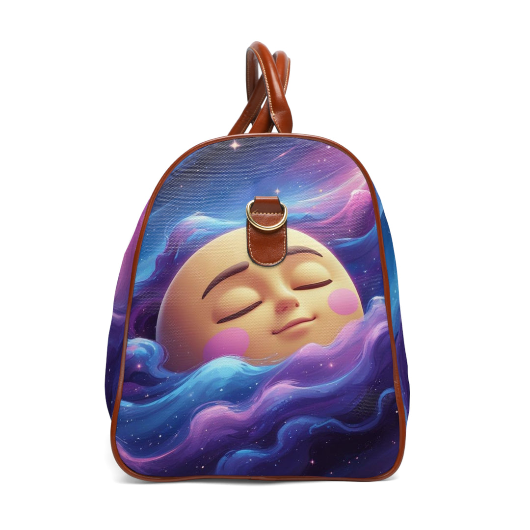Galaxy Moon Waterproof Travel Bag – Stylish, Durable & Space-Themed Carry-On