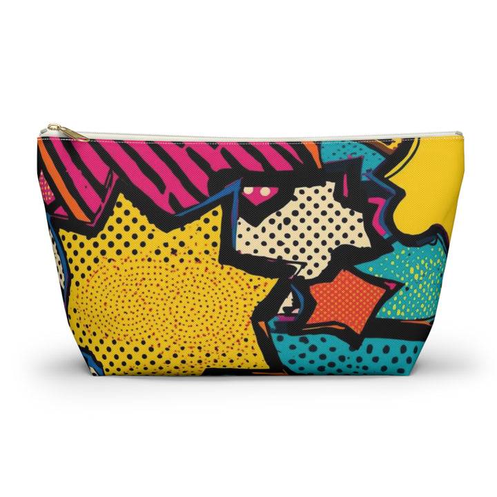 Pop Art T-Bottom Accessory Pouch – Stylish, Durable Organizer Bag