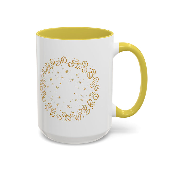 Colorful Modern Coffee Mugs 11oz/15oz – Hand-Drawn Cafe Art, Trendy Gift