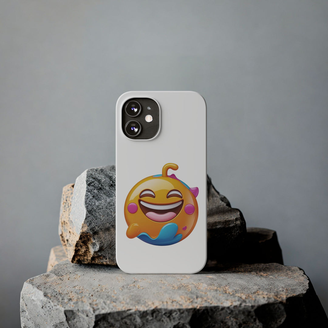 Emoji Joy Slim Phone Case – Ultra-Thin, Glossy, Playful & Protective