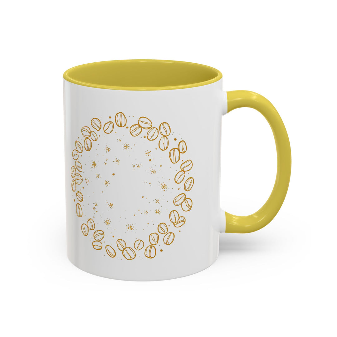 Colorful Modern Coffee Mugs 11oz/15oz – Hand-Drawn Cafe Art, Trendy Gift