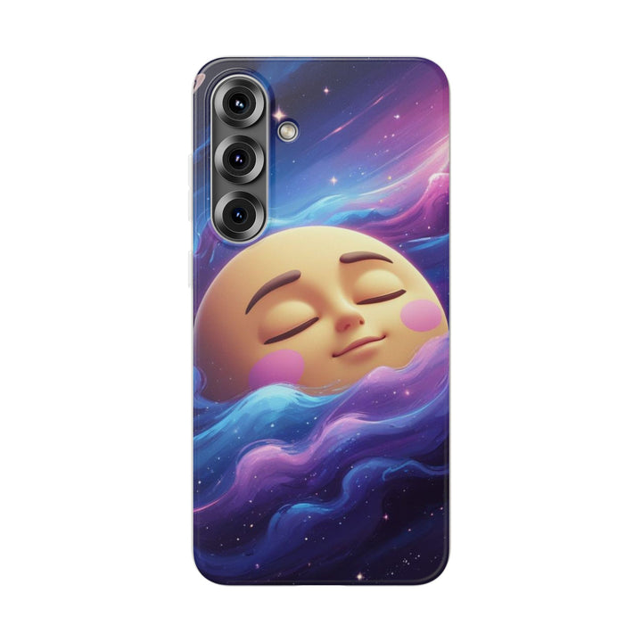 Flexi Case – Dreamy Galaxy Moon | Slim, Stylish & Durable Phone Cover