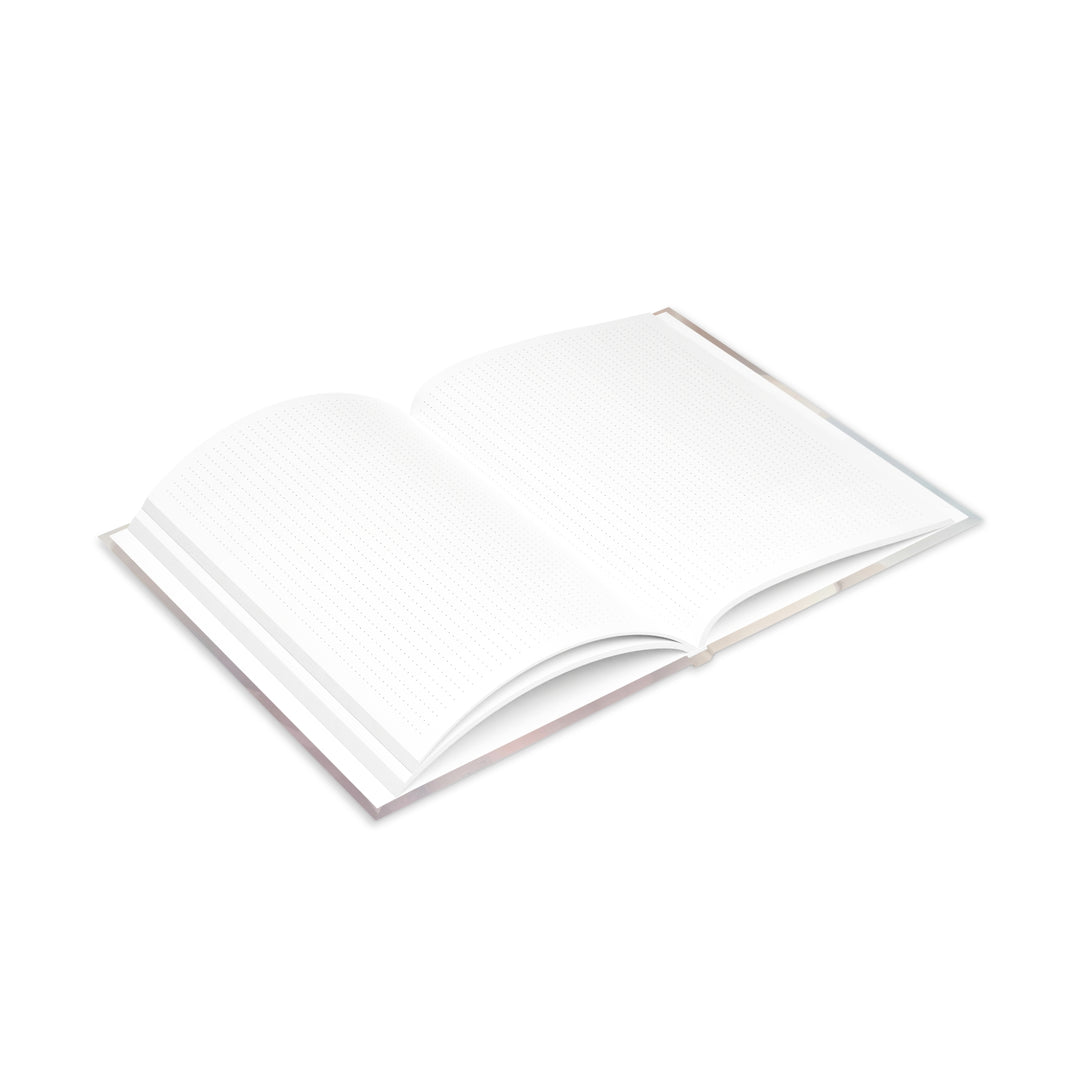 Luxury Puffy Hardcover Notebook – Pastel Abstract, Customizable, 3 Sizes
