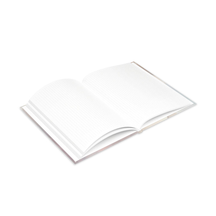 Luxury Puffy Hardcover Notebook – Pastel Abstract, Customizable, 3 Sizes