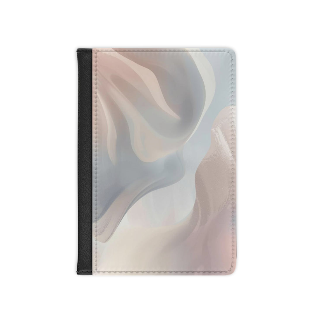 Chic Abstract Pastel Passport Cover – Personalized, RFID, Luxe Travel Style