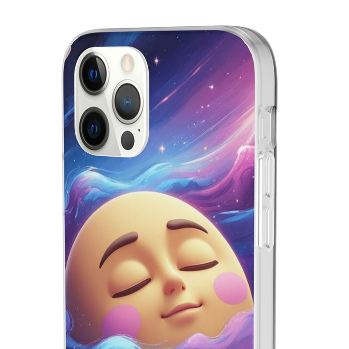 Flexi Case – Dreamy Galaxy Moon | Slim, Stylish & Durable Phone Cover