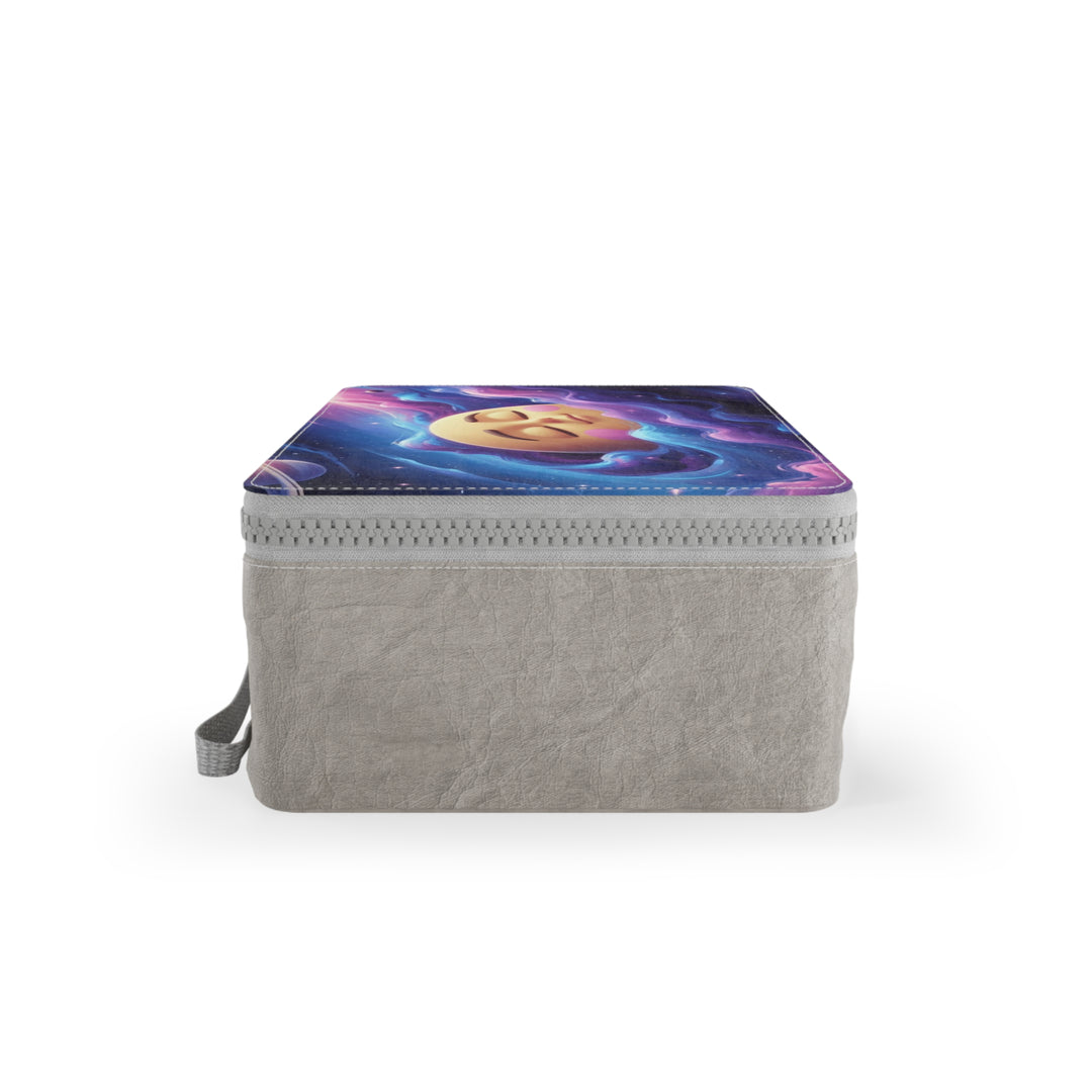 Eco Paper Lunch Bag – Custom Starry Galaxy, Cute Celestial Kraft Tote