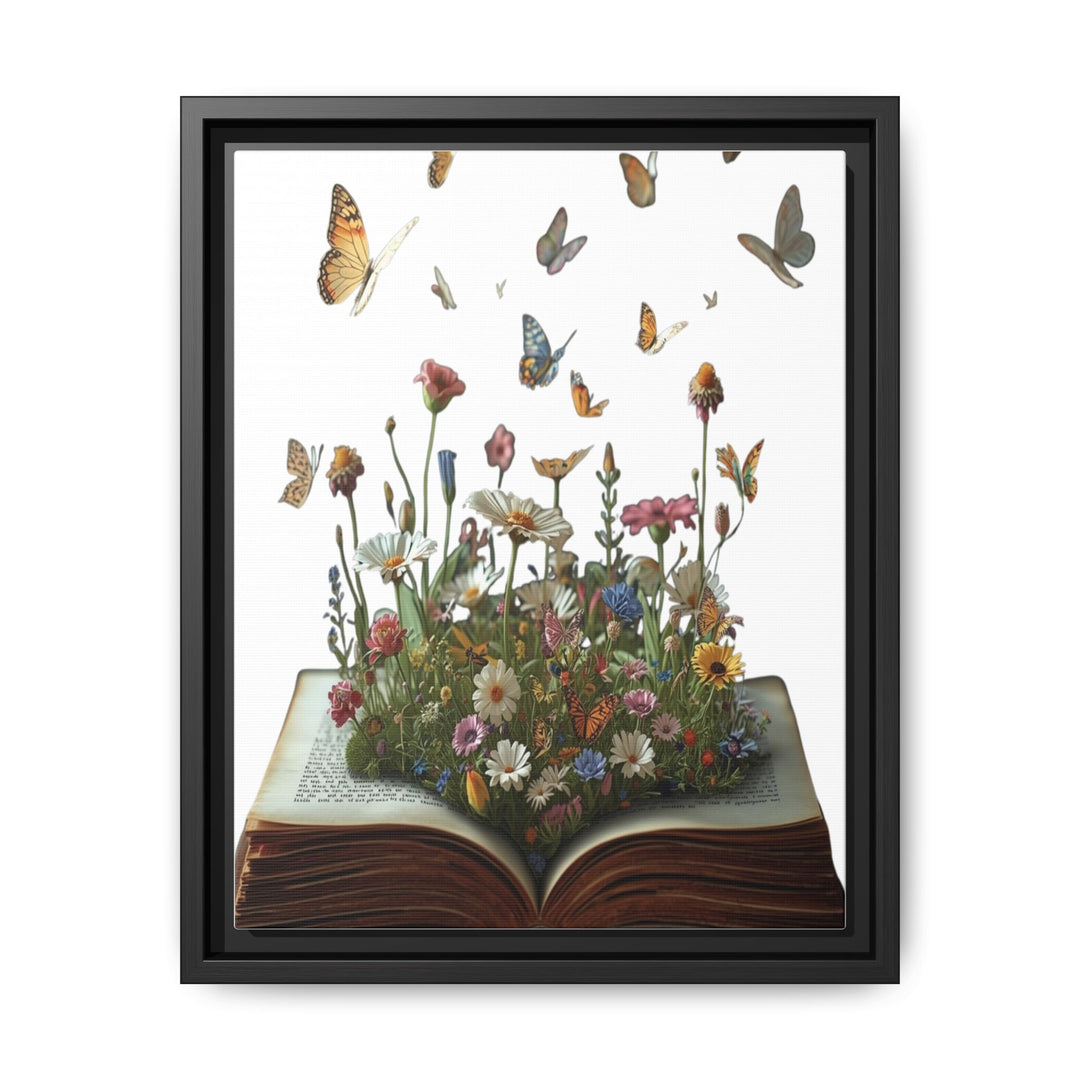 Whimsical Pop-Up Book Matte Canvas Art—Sustainable Framed Wall Décor