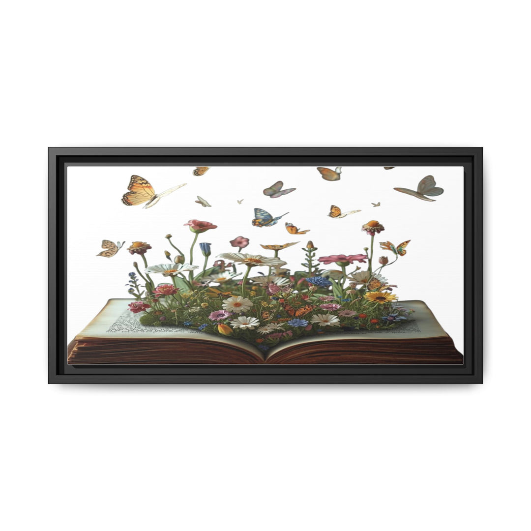Whimsical Pop-Up Book Matte Canvas Art—Sustainable Framed Wall Décor