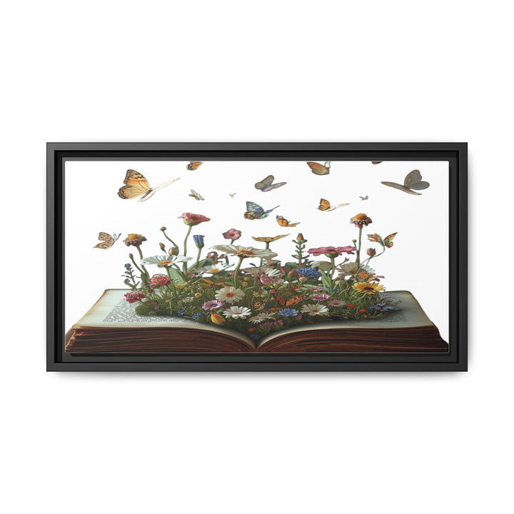 Whimsical Pop-Up Book Matte Canvas Art—Sustainable Framed Wall Décor