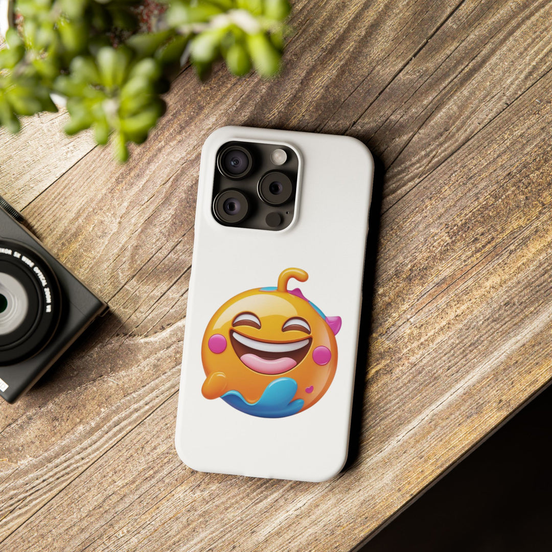 Emoji Joy Slim Phone Case – Ultra-Thin, Glossy, Playful & Protective