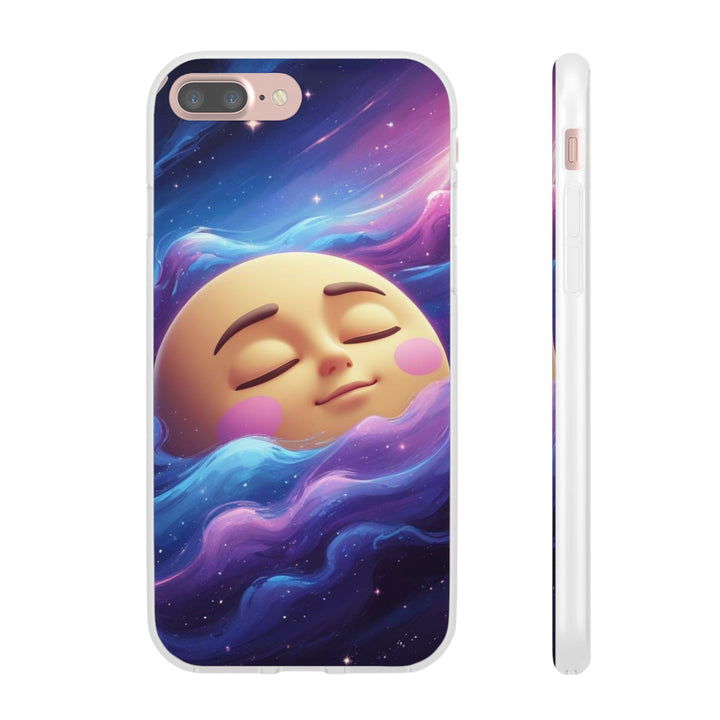 Flexi Case – Dreamy Galaxy Moon | Slim, Stylish & Durable Phone Cover