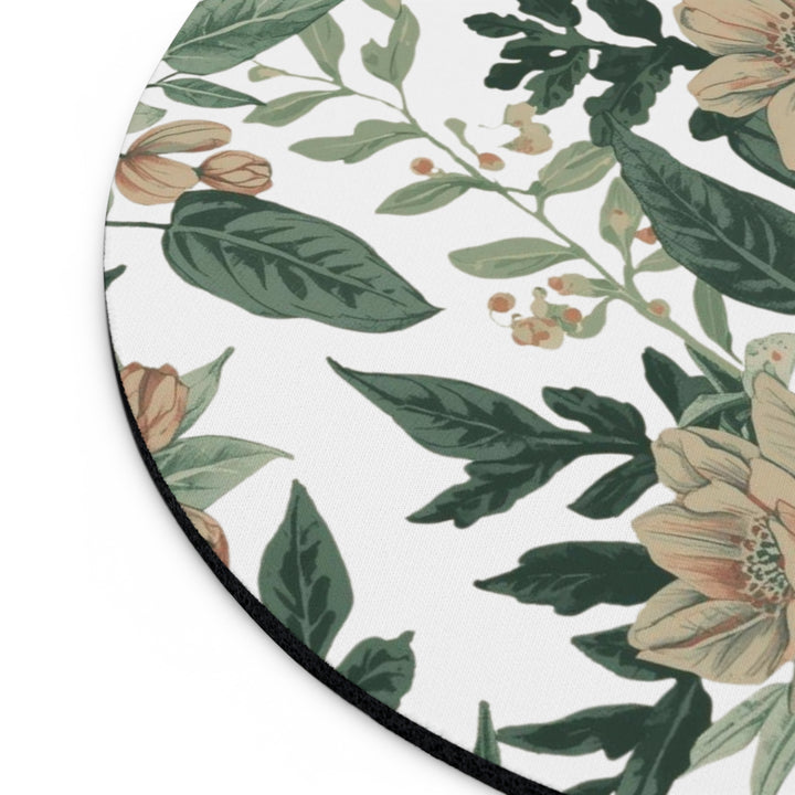 Vintage Floral Mouse Pad – Personalized, Non-Slip, Chic Desk Accessory