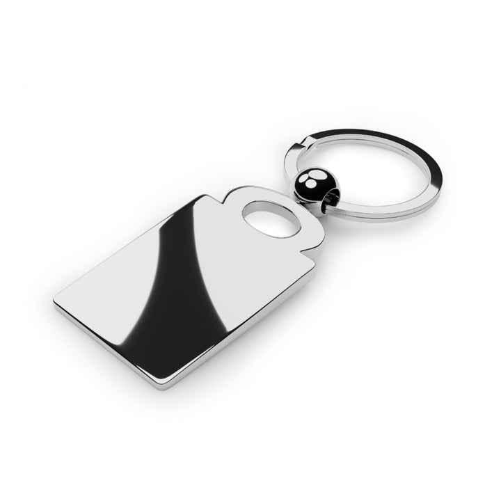 Rectangle Photo Keyring – Custom Pastel Chic, Modern Memory Keeper Gift