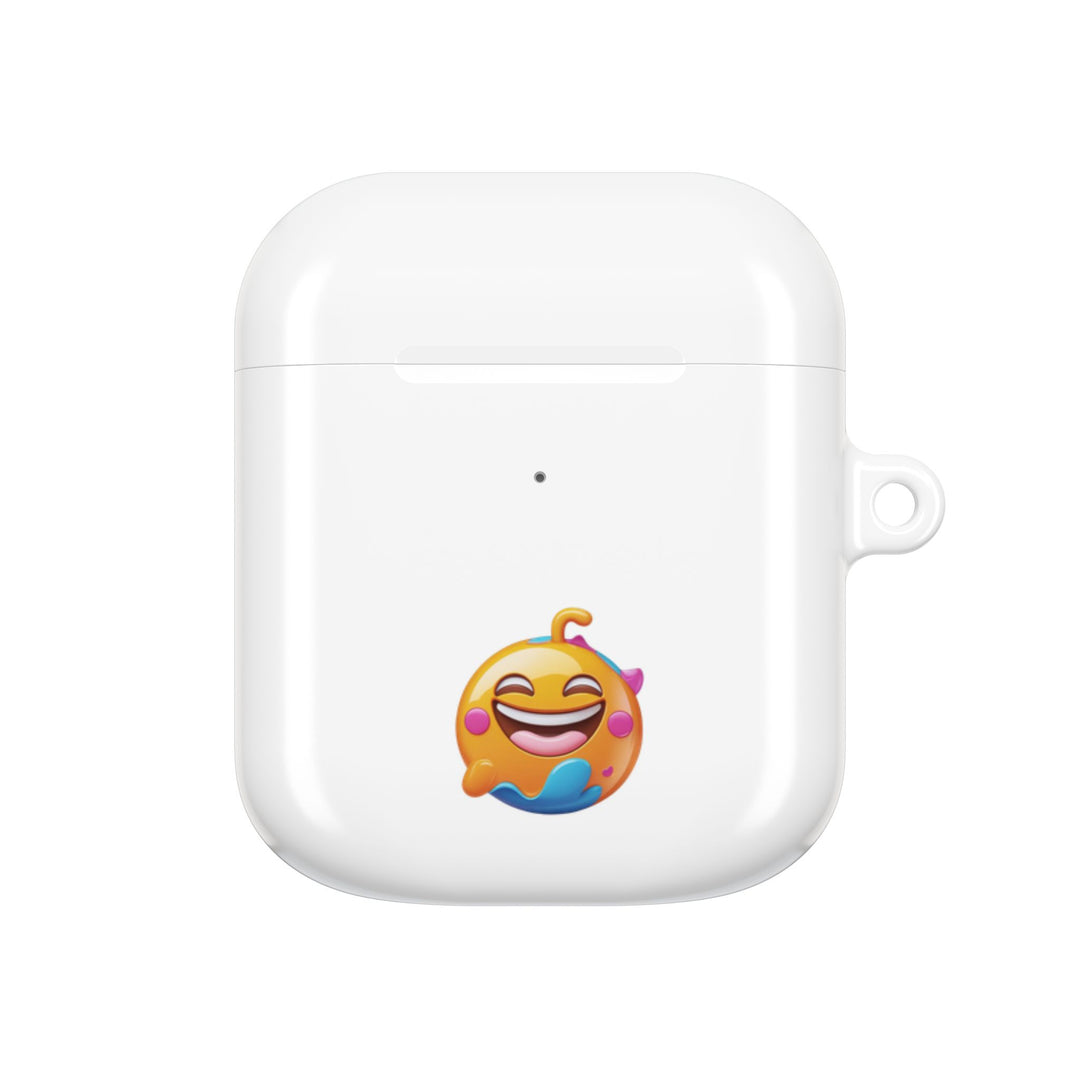Emoji Joy Designer AirPod Case – Glossy, Slim, Drop-Proof & Fun!