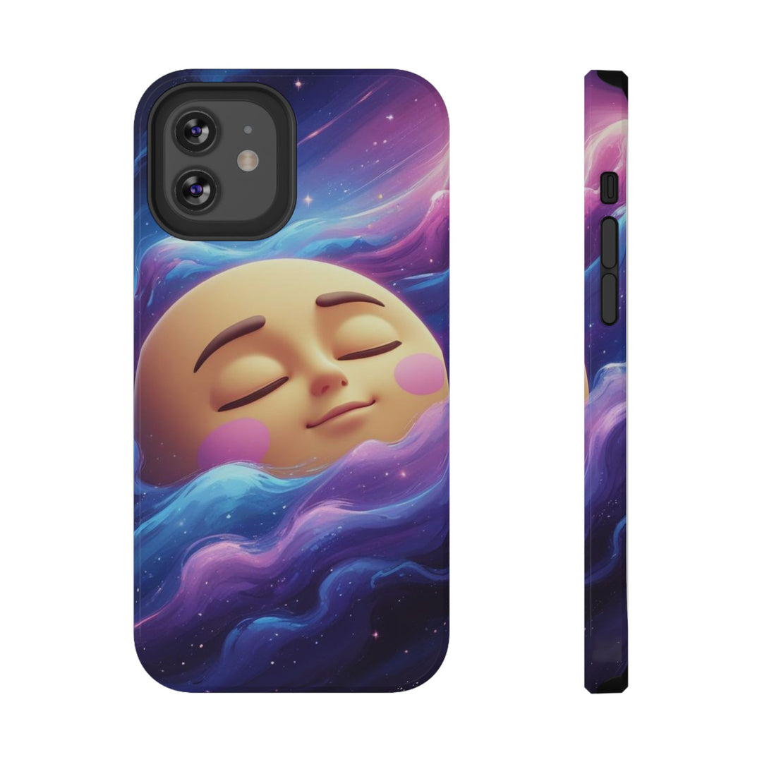 Galaxy Dream Moon Impact-Resistant Dual-Layer Phone Case – Custom & Cute