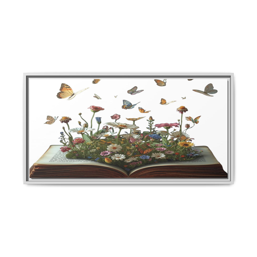 Whimsical Pop-Up Book Matte Canvas Art—Sustainable Framed Wall Décor
