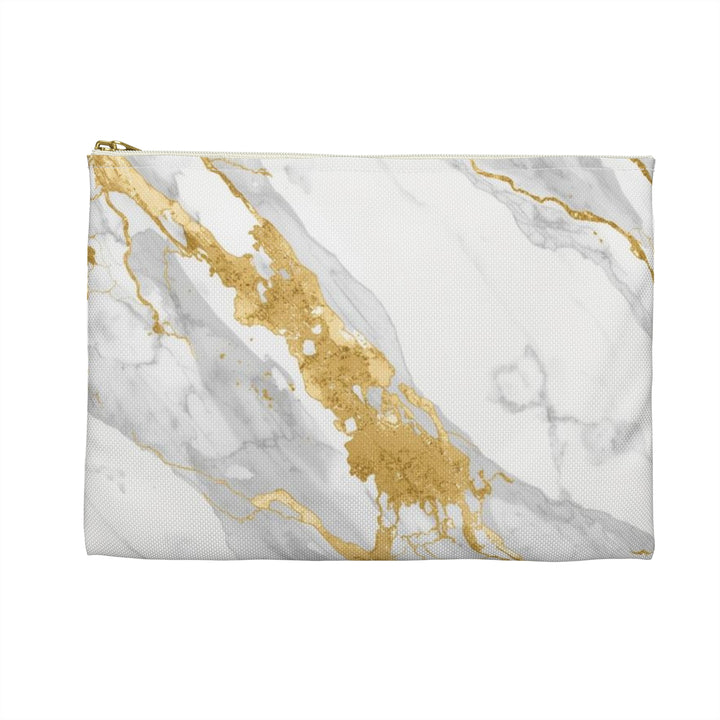 Chic Marble Gold Accessory Pouch – Trendy, Versatile Organizer Clutch