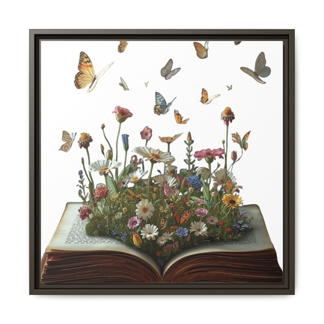 Whimsical Pop-Up Book Matte Canvas Art—Sustainable Framed Wall Décor