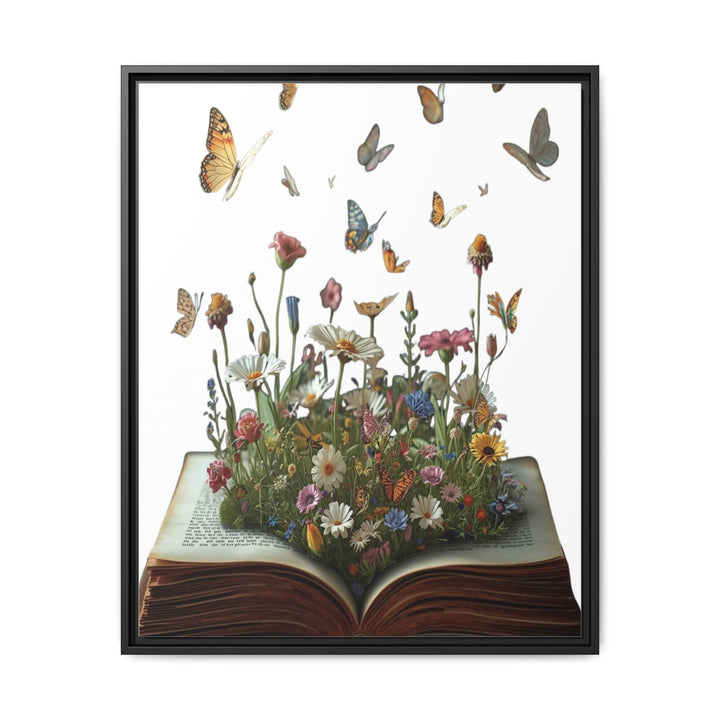 Whimsical Pop-Up Book Matte Canvas Art—Sustainable Framed Wall Décor