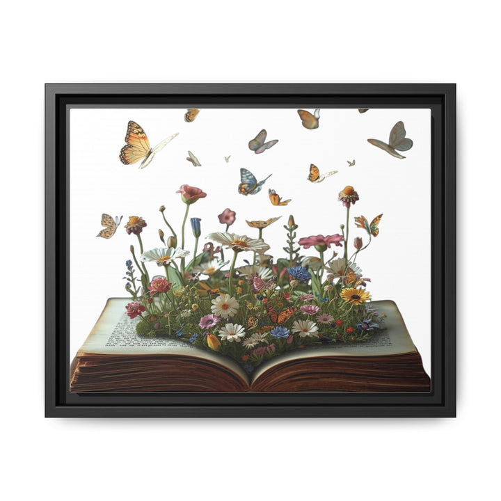 Whimsical Pop-Up Book Matte Canvas Art—Sustainable Framed Wall Décor