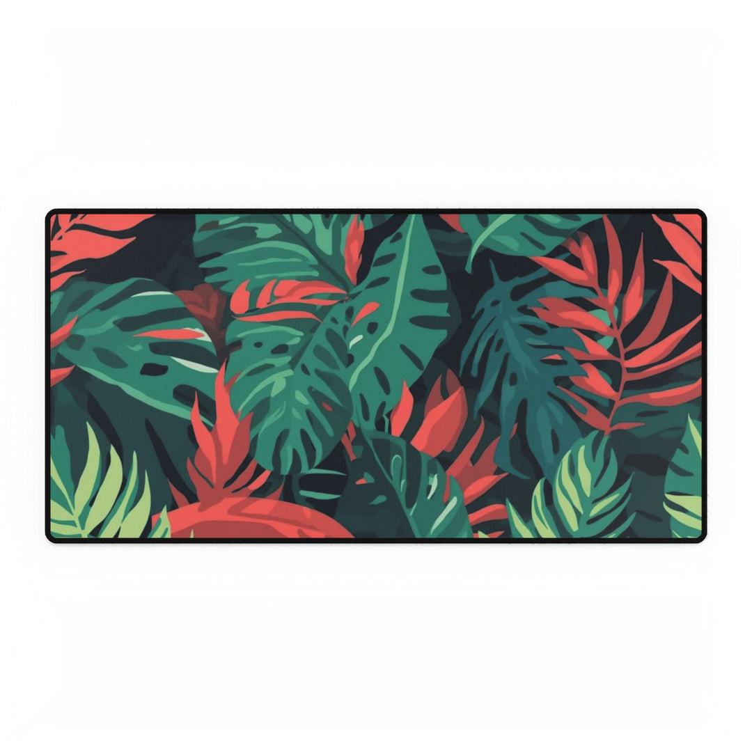Premium Jungle Leaf Desk Mat – Stylish, Durable & Waterproof Workspace Upgrade
