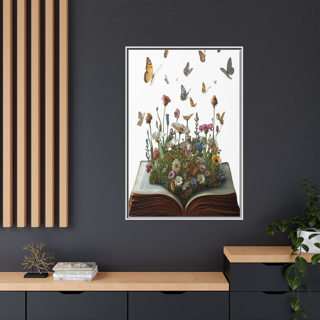 Whimsical Pop-Up Book Matte Canvas Art—Sustainable Framed Wall Décor