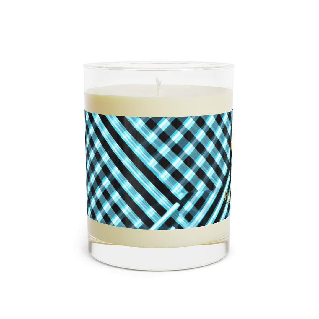 Modern Geometric Scented Candle 11oz – Long Burn, Soy, Stylish Gift