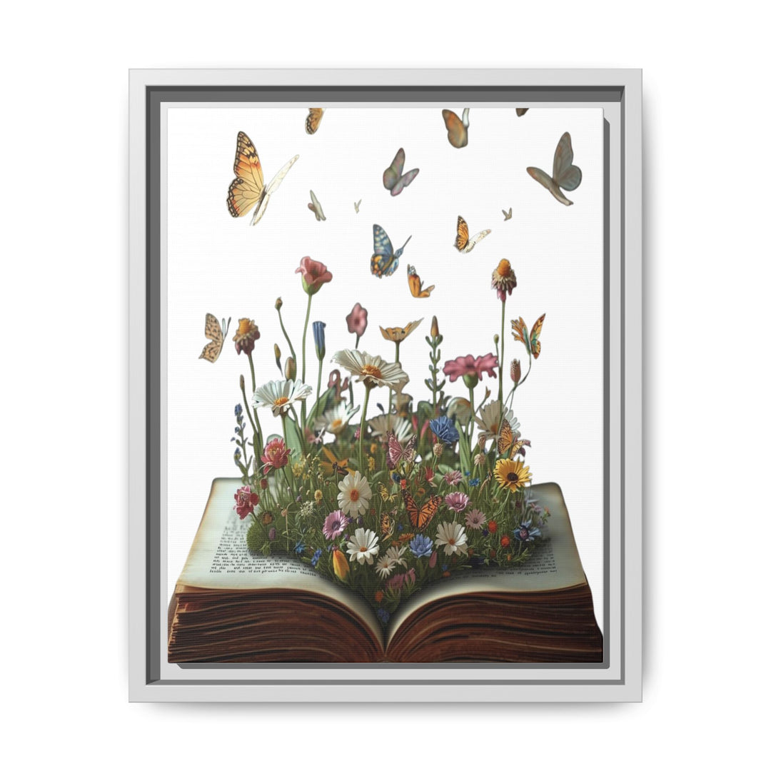Whimsical Pop-Up Book Matte Canvas Art—Sustainable Framed Wall Décor