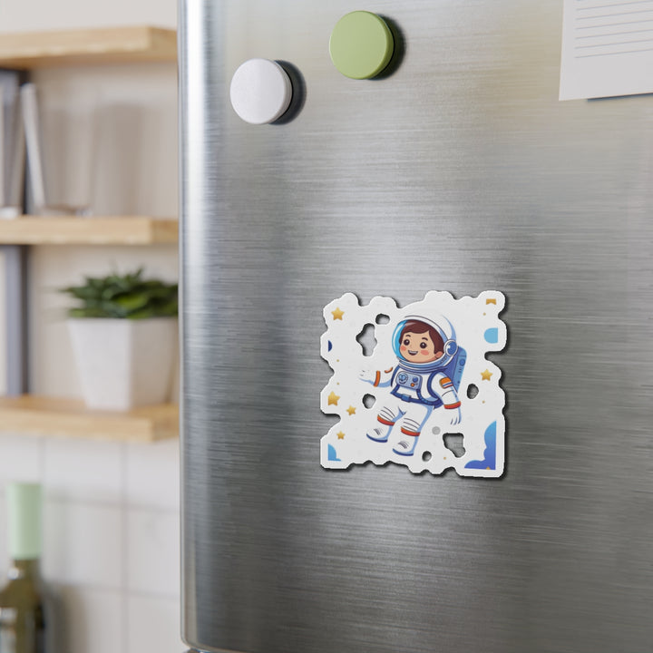 Custom Die-Cut Magnets – Astronaut Space Cartoon, Fun Decor & Gifts