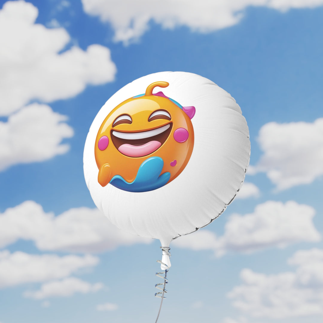 Custom Emoji Mylar Helium Balloon – Playful, Vibrant & Reusable Party Decor