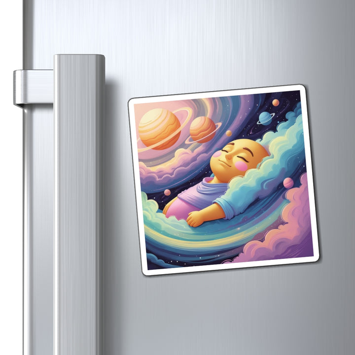 Custom Galaxy Baby Fridge Magnet – Cute Cosmic Nursery Decor