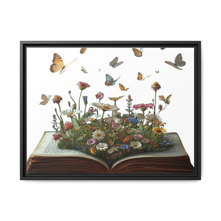 Whimsical Pop-Up Book Matte Canvas Art—Sustainable Framed Wall Décor