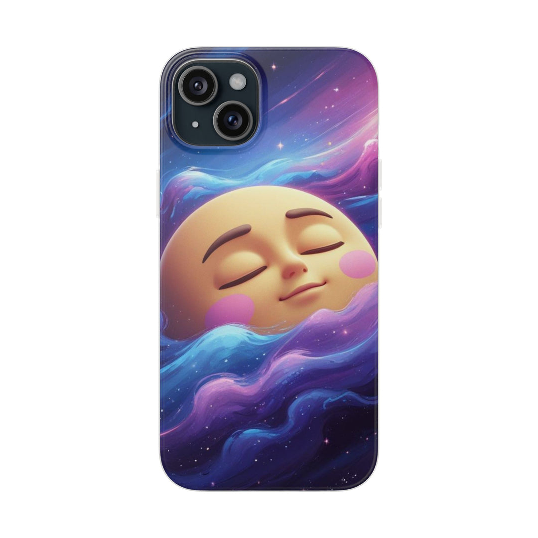 Flexi Case – Dreamy Galaxy Moon | Slim, Stylish & Durable Phone Cover