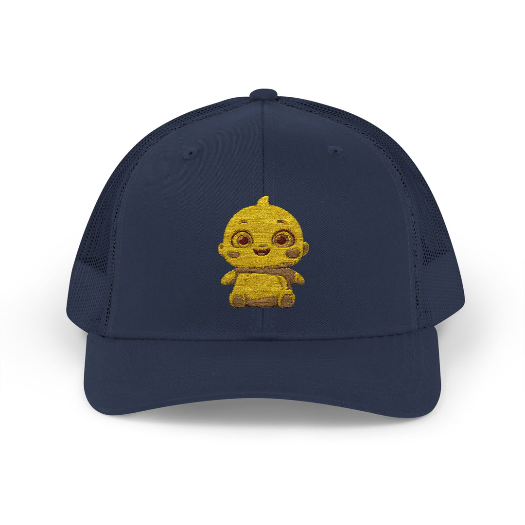 Chubby Chick Cartoon Snapback Trucker Cap – Cute & Trendy Kawaii Hat