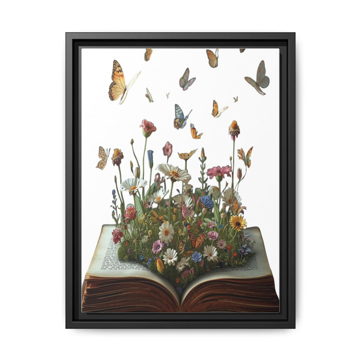 Whimsical Pop-Up Book Matte Canvas Art—Sustainable Framed Wall Décor