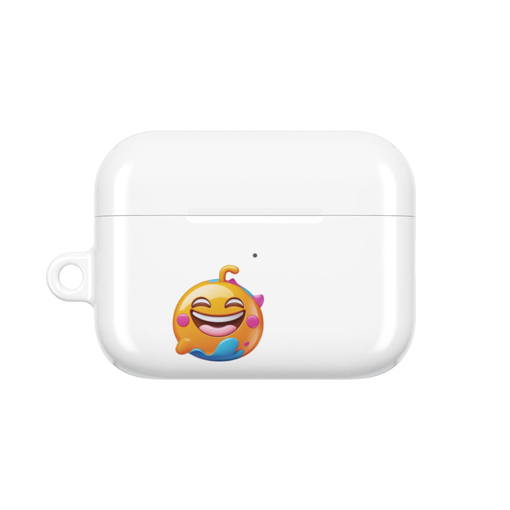 Emoji Joy Designer AirPod Case – Glossy, Slim, Drop-Proof & Fun!