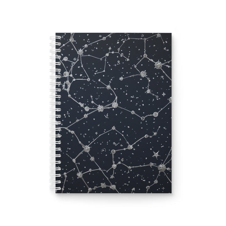 Customizable Celestial Constellation Spiral Notebook – Starry Night Design