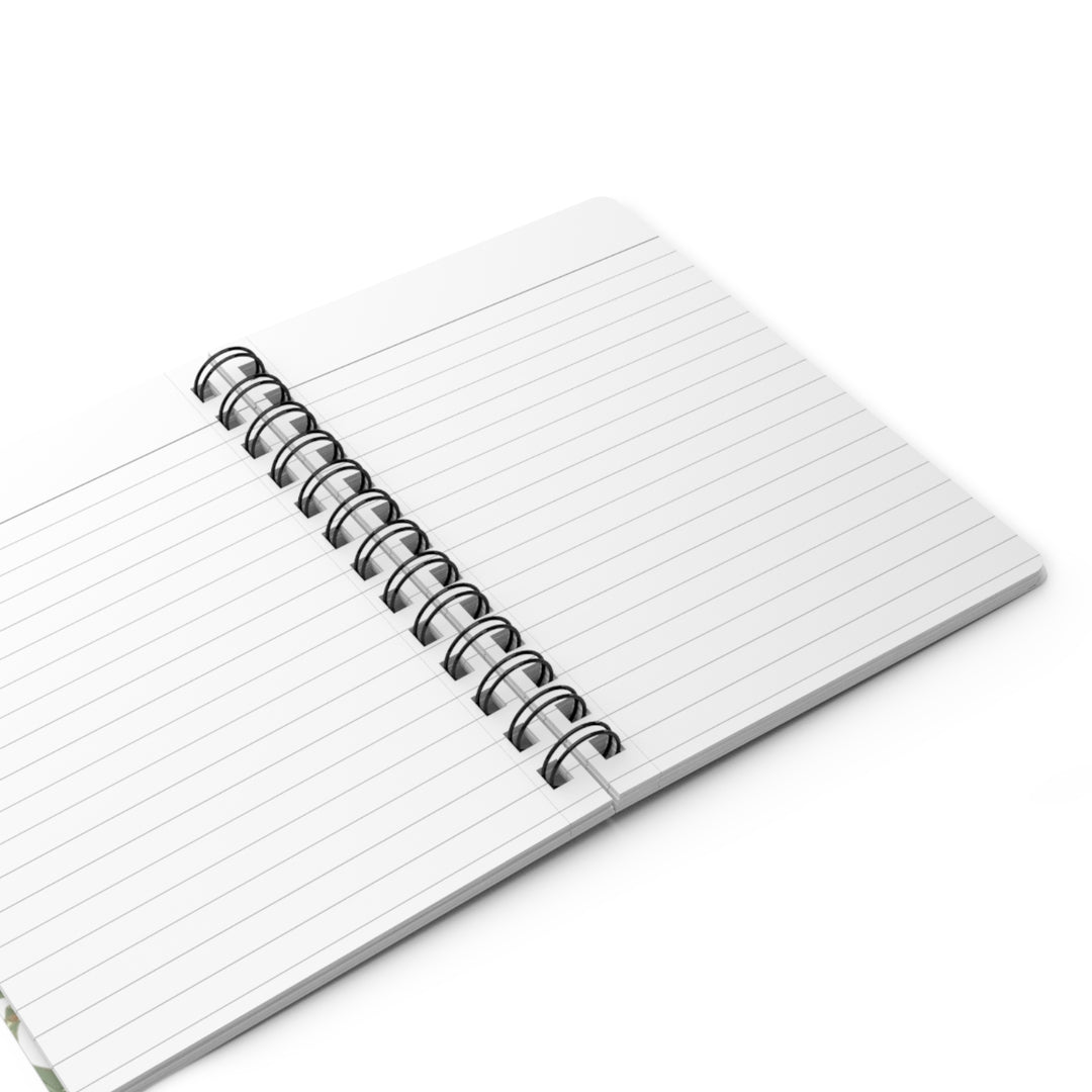 Vintage Floral Spiral Bound Journal – Custom Botanical Notebook, 5x7/A4